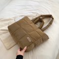 thumbnail image 4 of Women Light Shopping Bag Solid Color Large Capacity Soft Ladies Girls Trendy Bag, 4 of 9