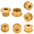 thumbnail image 2 of Aluminium Alloy Stable Sturdy Durable Bicycle Disc Screw, 5Pcs Bike Screw, For Single Double Triple Speed, 2 of 8