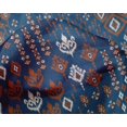 thumbnail image 4 of oneOone Silk Tabby Fabric Block & Geometric Ikat Print Fabric By The Yard 42 Inch Wide, 4 of 4