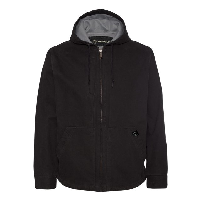 DRI DUCK Veste en Toile Boulder Cloth Laredo avec Doublure Thermique, 3TG, Noir