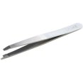 thumbnail image 1 of Browgame Original Slanted Tweezer - Precise, Extra Sharp Plucking Tool For Easy, Painless Hair Removal - Easy Grip For Meticulous Shaping - Stainless Steel Design For Sensitive Skin - White - 1 Pc, 1 of 6