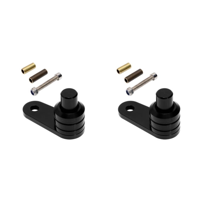 stanreset 1/2/3/5 Universal Aluminum Alloy Motorcycle Brake Lock Switch Replacement Motorbike Parking Button Lever Motorcycles Repair Black 2PCS