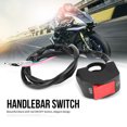 thumbnail image 1 of Motorcycle Handlebar Switch, 22 Mm 7/8"" Universal Handlebar Switch Headlight Fog Light Switch W /ON /OFF & Improvement Repair Accessories, 1 of 8
