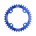 thumbnail image 3 of Practical Round Narrow Wide Chainrings Wear-resistant Lightweight Chainwheel High Strength Tooth Plate Parts with Sprocket Bolts Blue, 3 of 9