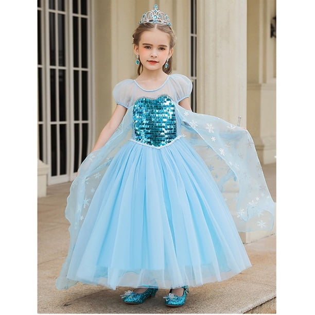 JerrisApparel Petite Fille Princesse Sirène Costume Pailleté Halloween Fête Robe JerrisApparel Petite Fille Princesse Sirène Costume Pailleté Halloween Fête Robe
