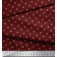 thumbnail image 2 of Soimoi Poly Georgette Fabric Dot & Floral Small Printed Fabric 1 Yard 42 Inch Wide, 2 of 3