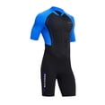 thumbnail image 2 of Combinaison Shorty pour Hommes à Fermeture Éclair Frontale Intégrale pour Surf et Pêche sous-Marine TG, 2 of 7