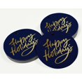 thumbnail image 3 of Inkdotpot Pack Of 50 Real Gold Foil Paper Tags Happy Holiday Favor Hang Tags, 3 of 6