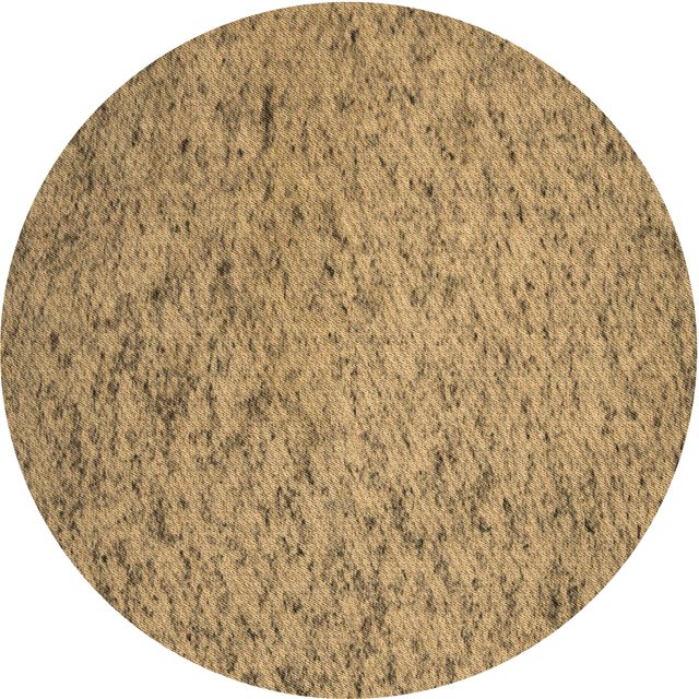 Ahgly Company Tapis Rond Lavable en Machine Intérieur Transitionnel Orange, 7 Pieds Rond
