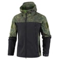 thumbnail image 1 of Pisexur Windbreaker Jacket Men's Mens Jacket Mode Décontractée Épissage Impression Coupe-Vent Chaud Jacket Manches Longues à Capuche Décontracté Extérieur Randonnée Jacket Men Rain Coat, 1 of 2