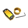 thumbnail image 2 of Lipstore Pool Chalk Holder Billiard Cue Chalk Box Mini Aluminum Alloy Chalk Case Pool Gold Black, 2 of 8
