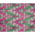 thumbnail image 4 of oneOone Polyester Lycra Fabric Chevron Kasuri Print Fabric BTY 56 Inch Wide, 4 of 4