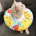 thumbnail image 4 of Pet Elizabeth Collar  Adjustable Neck Collar Cotton Waterproof Pet Cone E-Collar With Cute Pattern For Cat And Dog, 4 of 6