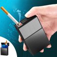 thumbnail image 1 of My Orders My Orders Cigarettes Lighter Cigarettes Case, Windproof Flameless Usb Rechargeable Lighter for Home Kitchen Cigarettes Lighter Cigarettes Case, 1 of 6