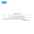 thumbnail image 2 of Unique Bargains 5Pcs 10 Ohm Resistors, 10W Ceramic Cement Resistor Power Cement Resistor Kit Tolerance 5% for Power Adapters Audio, 2 of 4