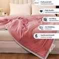 thumbnail image 4 of Yhmxh Bedding Soft And Breathable Cool Blanket With Double Layer Cool Technology Fabric And Lightweight Blanket Skin-friendly Throw Blanket Machine Washable Microfiber Bed Sheet Set, 4 of 6