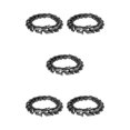 thumbnail image 2 of Thinsony Distinctive Gothic Punk Dragon Scale Bangle 48 inches Cool and Contemporary Black 8.26 Inch 5Set, 2 of 6