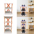 thumbnail image 1 of Vaidha Multi Layer Shoe Rack Household Small Shoe Cabinet Economic Dormitory Door Shoe Rack Installation Folding Shoe Cabinet, 1 of 5