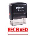 thumbnail image 2 of Printtoo Self Inking Rubber Stamp Office Stationary RECEIVED Stamp-Red, 2 of 2