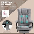 thumbnail image 4 of Vinsetto Executive Office Chair 6 Point Vibration Massage Desk Chair, 4 of 10