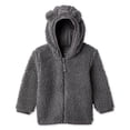 thumbnail image 1 of George Baby Boys' Pile Fleece Full Zip Hoodie, 1 of 2