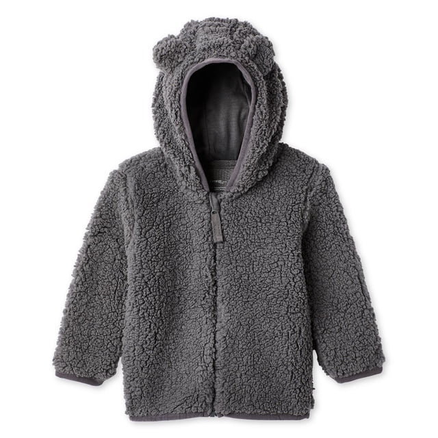 George Baby Boys' Pile Fleece Full Zip Hoodie