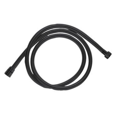 The akuaplus® Flexible 59 in. (1.5m) stainless steel hose matte black finish