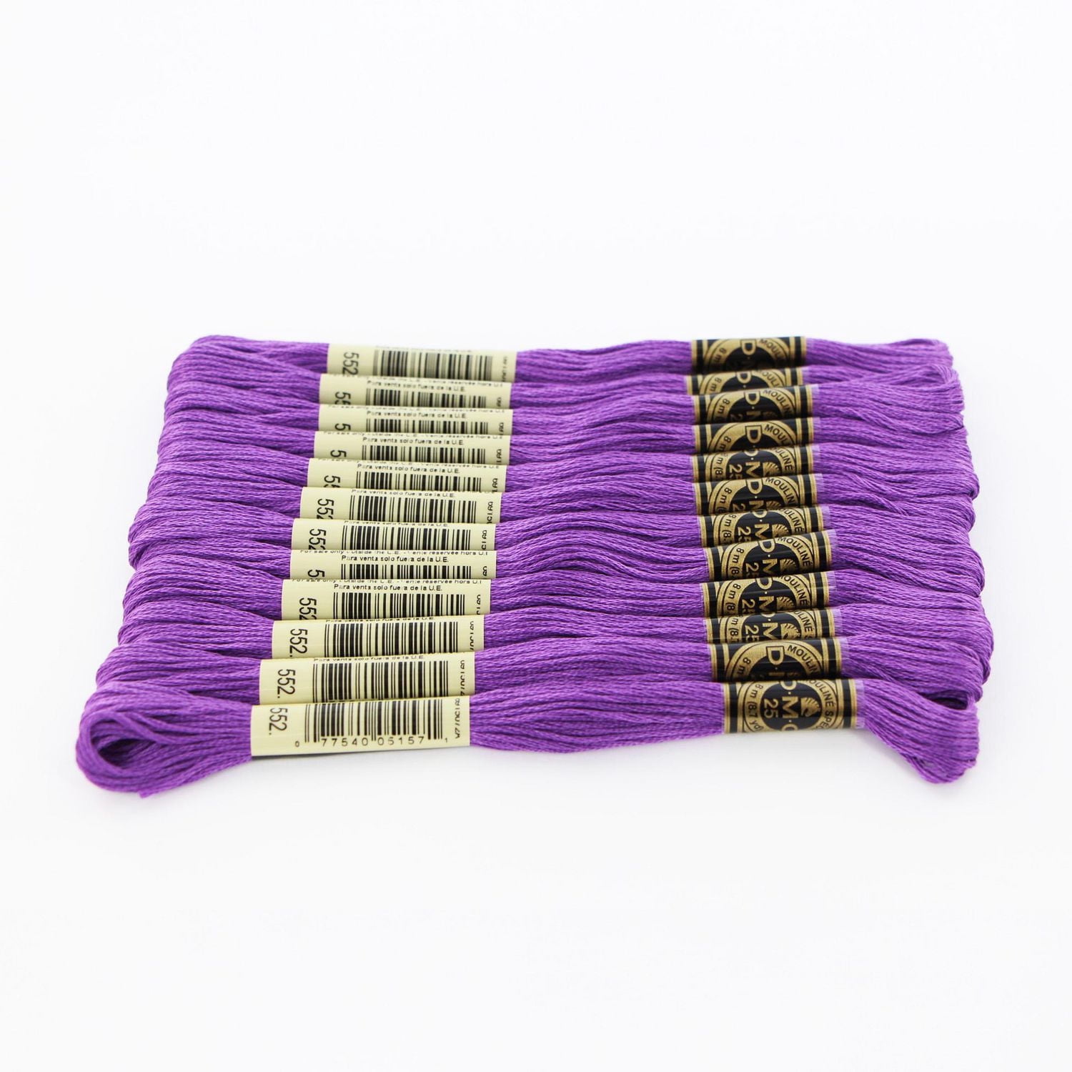 DMC violet coton 6 brins fil à broder écheveau, 8 m (8.7 yd)