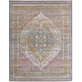 thumbnail image 1 of Tapis Ivoire Turc Oriental Vieilli à Motif Floral, 1 of 5