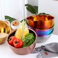thumbnail image 4 of MesaSe Quick Drainage Rice Strainer Bowl Convenient 304 Stainless Steel Space Saver Washing Drain Baskets Kitchen Tool, 4 of 9