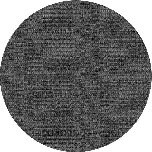 Ahgly Company Tapis d'Intérieur Lavable en Machine Carré Gris Dimmable, 3 Pieds Carré