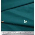 thumbnail image 3 of Soimoi Blue Moss Georgette Fabric Insect Panel Decor Fabric Printed BTY 42 Inch Wide, 3 of 3