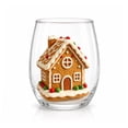 thumbnail image 2 of CQCYD Christmas Glass, 15oz/420ml Cute Christmas Collection Commemorative Drinking Glass, Large Capacity 2D Holiday Glassware for Dining Table Party Decor Christmas Gift for Family Friends, 2 of 7