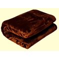 thumbnail image 2 of Solaron King Caramel Brown Mink Blanket, 2 of 3