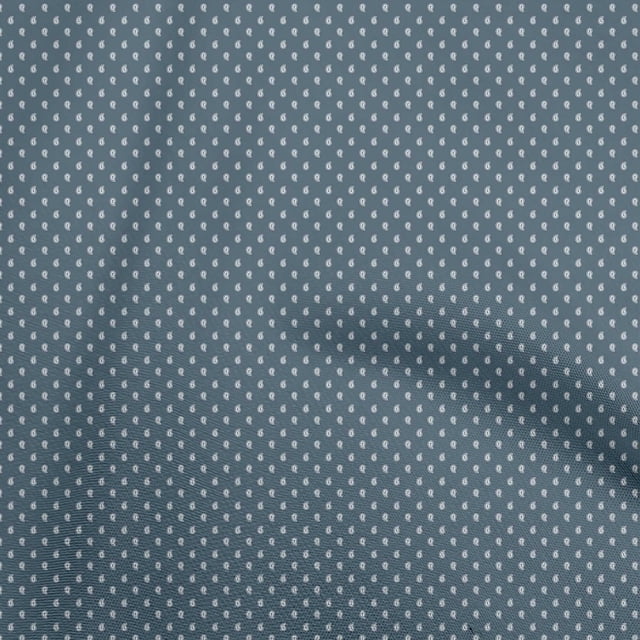 oneOone Polyester Spandex Gray Fabric Asian Paisley Sewing Material Print Fabric By The Yard 56 Inch Wide