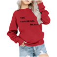 thumbnail image 1 of Chandail à Enfiler pour Bébé Rabais Chandail pour Enfants T-Shirt à Manches Longues Imprimé T-Shirt Imprimé Col Rond Hauts Courts Convenant aux Garçons et aux Filles de 1 à 12 Ans T-Shirts Chandail pour Bébé Garçon Rouge 11T, 1 of 4