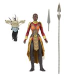 Marvel Legends Series Black Panther Wakanda Forever Okoye 6-inch MCU Jeu de figure d'action, 2 Accessoires, 1 Partie de la figure de construction A