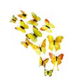 thumbnail image 3 of serony 12Pcs 3D DIY Wall Stickers PVC Kid Room Decal Home Decoration Decor yellow 1Set, 3 of 6