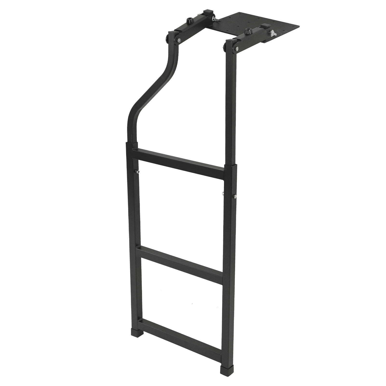 Tailgate Ladder, Adjustable Step Ladder Space Saving Iron  For Pickup