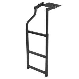 Tailgate Ladder, Adjustable Step Ladder Space Saving Iron  For Pickup