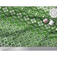 thumbnail image 3 of Soimoi Viscose Chiffon Fabric Aztec Geometric Printed Craft Fabric by The Yard 42 Inch Wide, 3 of 3