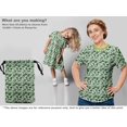 thumbnail image 5 of oneOone Georgette Viscose Light Green Fabric Abstract Dress Material Fabric Print Fabric By The Yard 42 Inch Wide, 5 of 5