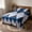Multicolor#4, variant on Grid Pattern Flat Sheet 78.74x90.55in Breathable Polyester Bed Sheet, Pet Hair Resistant, Easy Care, Dorm & Home Use