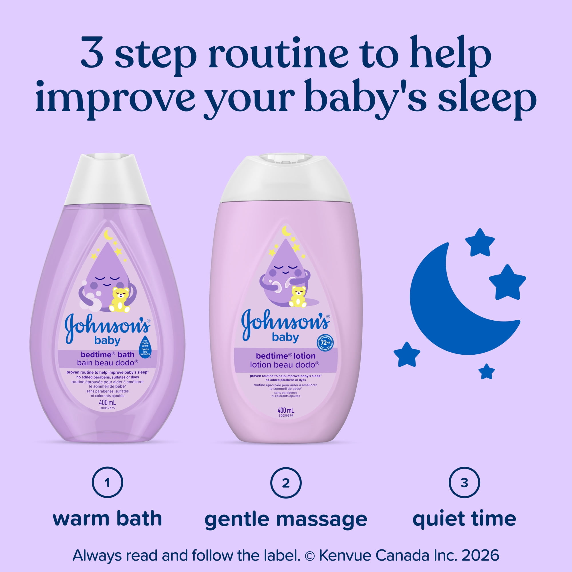 Lotion hydratante pour la peau sèche de bébé Johnson's Beau Dodo, 400 ml