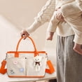 thumbnail image 4 of ZZkhGO Sac à Dos à Couches Isolé Grande Capacité, Sac à Couches pour Bébé avec Sangles pour Poussette, Sac de Maternité Résistant à l'Eau pour Voyage, Hôpital, Sortie, 4 of 5