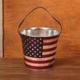 thumbnail image 4 of Seaux Drapeau Américain, Seaux Patriotiques Seau du 4 Juillet avec Poignées Seaux Rouges Blancs et Bleus, Contenant à Bonbons pour Enfants Fournitures de Fête de l'Indépendance, Seaux à Glace pour Pique-Niques Fêtes en Plein Air, 4 of 6