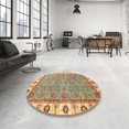 thumbnail image 3 of Ahgly Company Indoor Rectangle Abstract Red Oriental Area Rugs, 6' x 9', 3 of 6