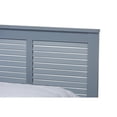 thumbnail image 4 of Baxton Studio Adela Full Size Gray Finished Wood Platform Bed, 4 of 9