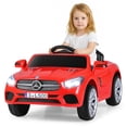 thumbnail image 1 of OLAKIDS 12V Electric Kids Ride On Car, Licensed Mercedes Benz SL500 Toy Car with Remote Control, MP3 Plug, USB, 2 Speeds, LED Lights, Battery Powered Toy Vehicle for Toddler Children, 1 of 9