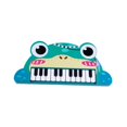 thumbnail image 1 of Electronic Piano Keyboard Learning Musical Toys 22 Keys Piano Toddlers Piano Toy Frog, 1 of 9